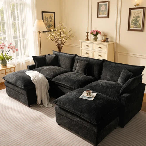 Aurelia Velvet Sectional.