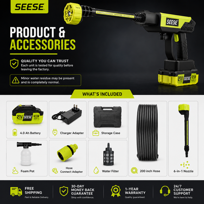 SEESE™ Cordless Pressure Washer Pro