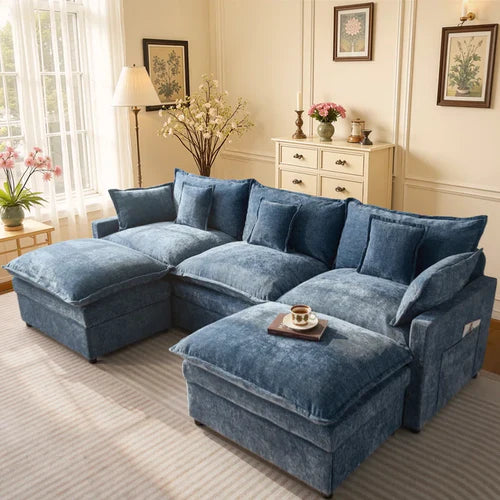 Aurelia Velvet Sectional.