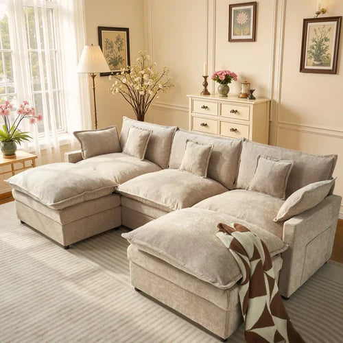 Aurelia Velvet Sectional.