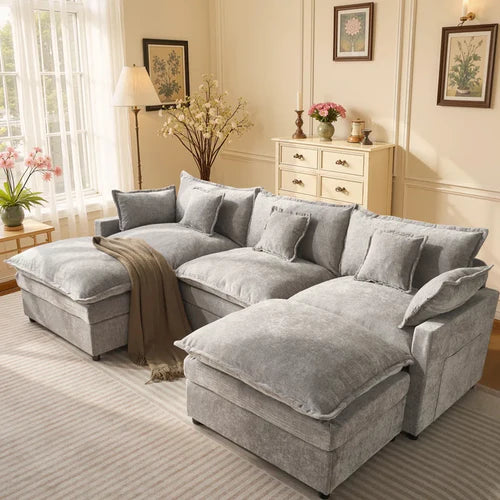 Aurelia Velvet Sectional.